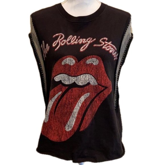 Rolling Stones Black Graphic Tee - Picture 1 of 10